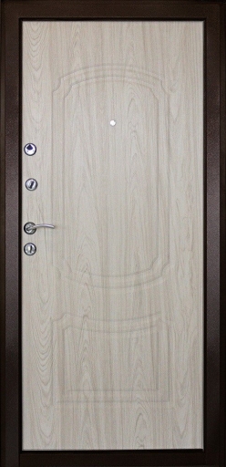Дверь металлическая Дверной Континент "Фаворит" (Венге / Беленый дуб) 2