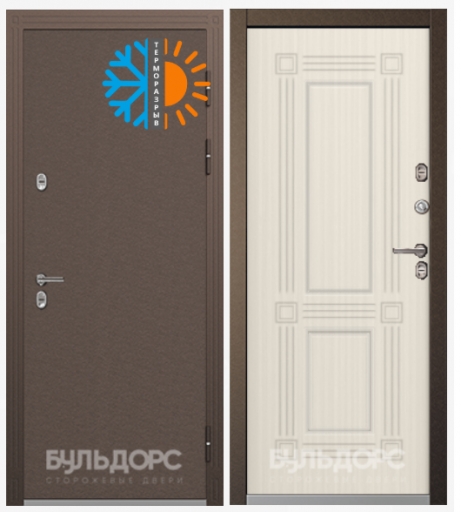 Дверь металлическая  Бульдорс Termo 2 MP 0