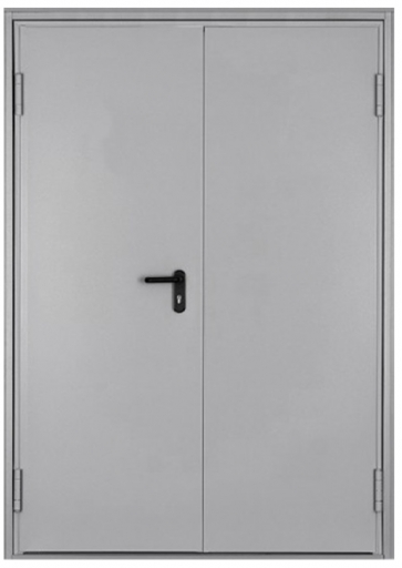 Дверь металлическая противопожарная (EI-60) Двухстворчатая 0