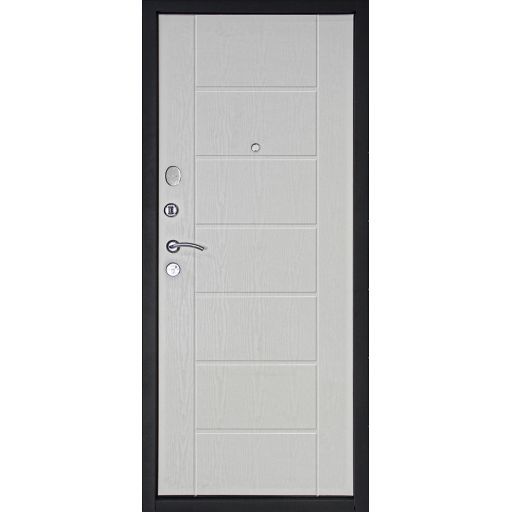 Дверь металлическая Дверной Континент Тепло-Люкс Венге/Беленый дуб (Венге/Венге) 3