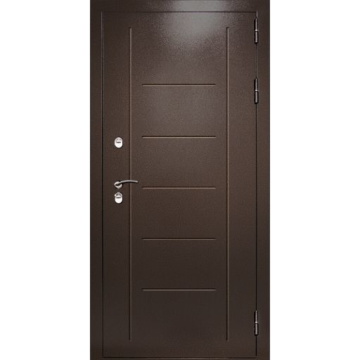 Дверь металлическая Дверной Континент Термаль ЭКСТРА Венге (Лиственница бежевая) 2