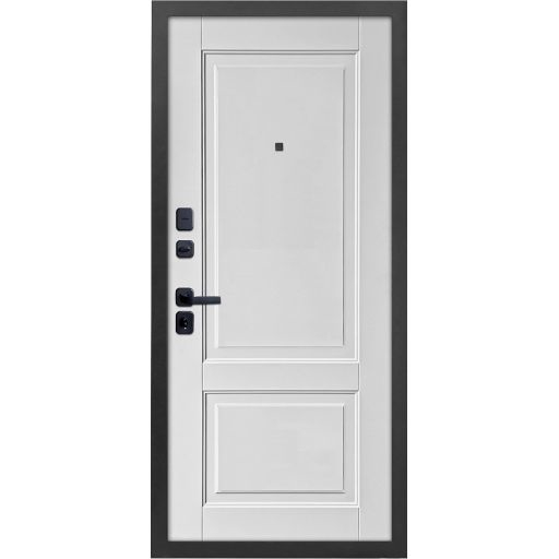 Дверь металлическая Дверной Континент ДК Брест Белый матовый металл 2